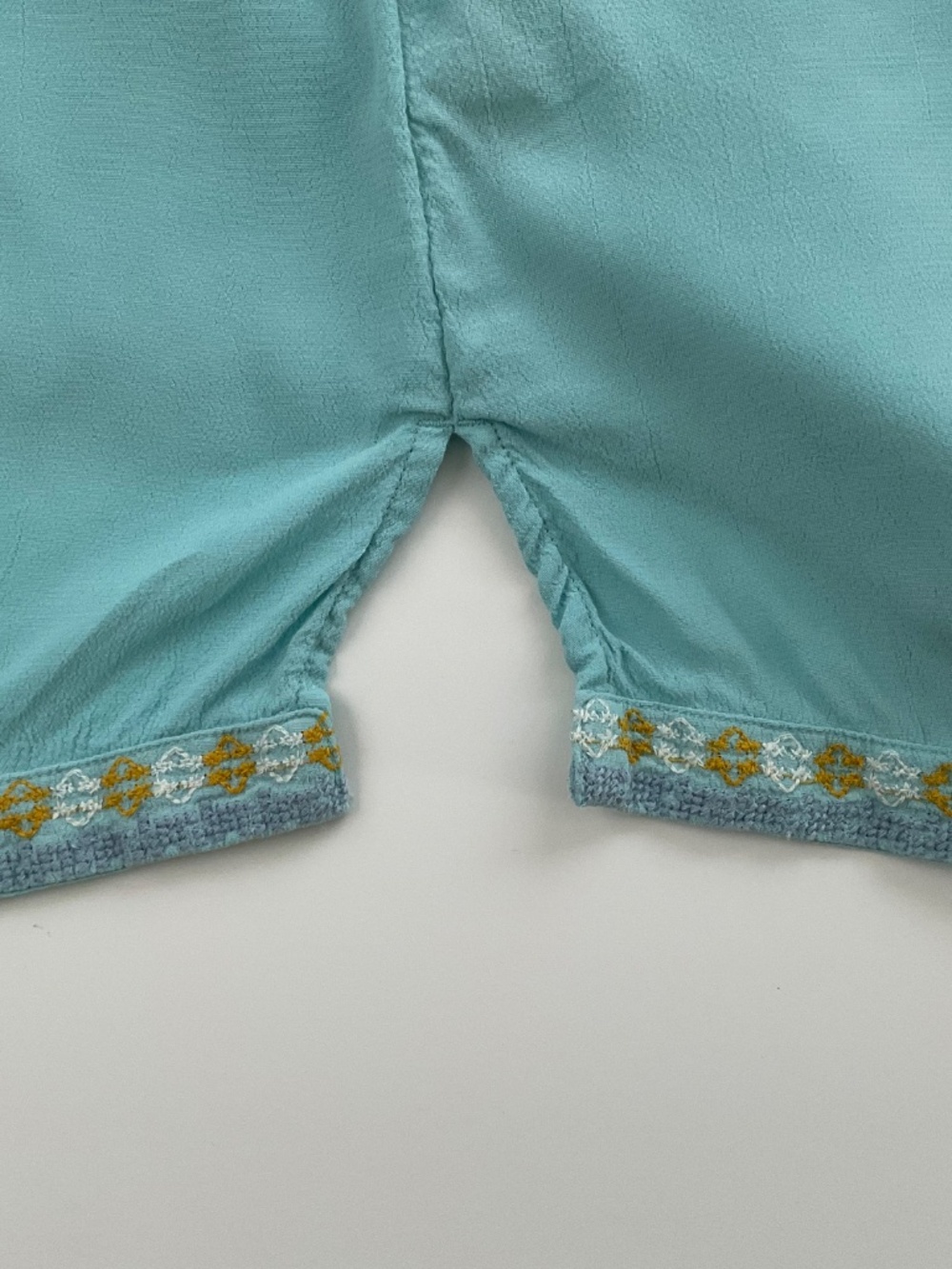 Soft Surroundings River Island Tunic 2 XL Aqua Blue Embroidered Boho Resortwear - Picture 9 of 12
